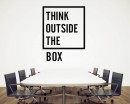 Think Outside The Box-Motivation Quotes Wall Sticker